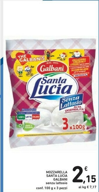 Conad Galbani Mozzarella offerta