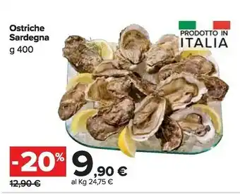 Carrefour Carrefour Ostriche Sardegna offerta