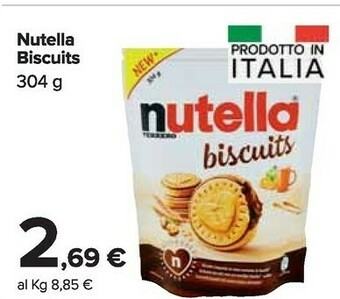 Carrefour Ferrero - Nutella Biscuits 304 G(ml) offerta