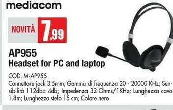 Vobis Mediacom Cuffie offerta