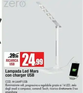 Vobis Mars Lampade da tavolo offerta