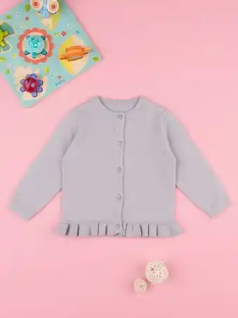 Cardigan tricot bimba gray
