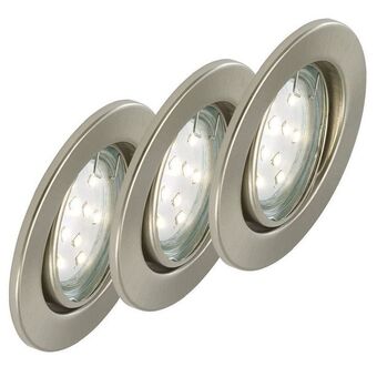 Set 3 faretti led direzionabili risparmio energetico 3w 7225032