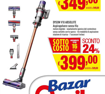 Famila Dyson V10 Absolute Aspirapolvere senza filo offerta