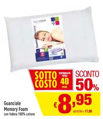 Famila Memory Foam Guanciale offerta