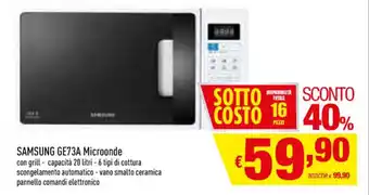 Famila Samsung GE73A Microonde offerta