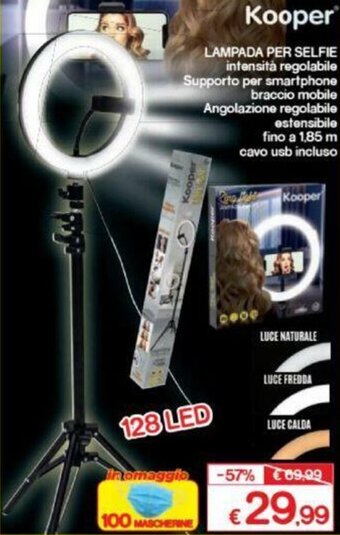 Satur Kooper Lampada per Selfie offerta