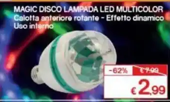 Magic Disco Lampada Led Multicolor