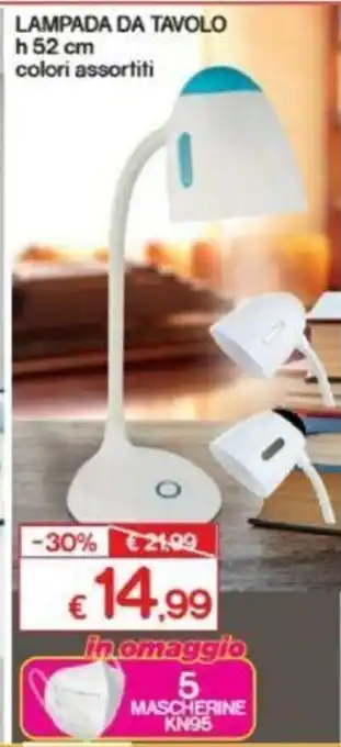 Satur Lampada da Tavolo h 52cm offerta