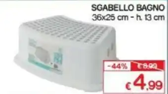 Satur Sgabello Bagno 36x25cm - h. 13cm offerta