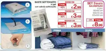 Satur Buste Sottovuoto 60x80cm offerta