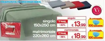 Satur Trapunta in Microfibra singolo 150x250cm offerta
