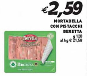 Coal Beretta Mortadella con Pistacchi 120 g offerta