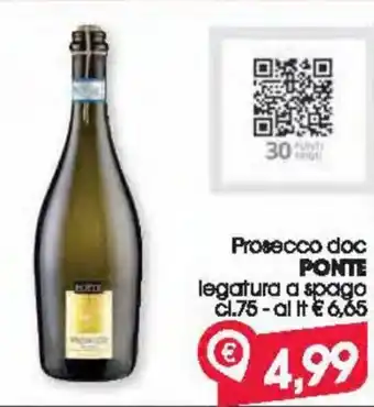 Despar Ponte Prosecco doc 75 cl offerta