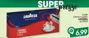 Despar Lavazza Caffè crema e gusto classico 250 gr x 4 offerta