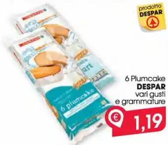 Despar Despar 6 Plumcake offerta