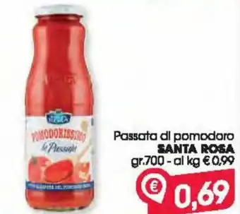 Despar Santa Rosa Passata di pomodoro 700 gr offerta