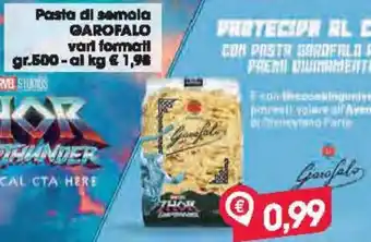 Despar Garofalo Pasta di semola 500 gr offerta