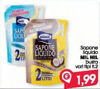 Despar milmil Sapone Liquido 2 lt offerta