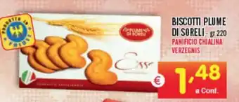 Biscotti Plume di Soreli 220 gr