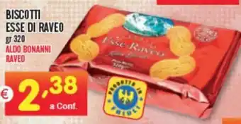 Centro Commerciale Discount Biscotti Esse di Raveo 320 gr offerta