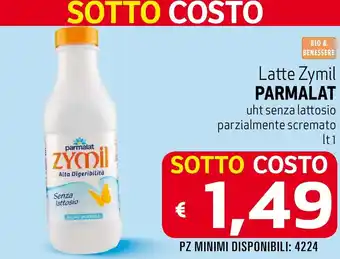 Maxi Supermercati Parmalat Latte Zymil 1 lt offerta
