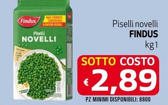Maxi Supermercati Findus Piselli novelli 1 kg offerta