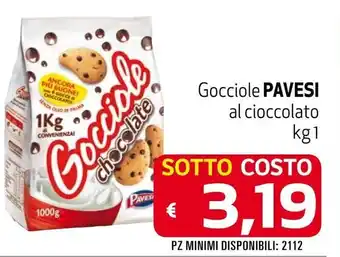 Maxi Supermercati Pavesi Gocciole al cioccolato 1 kg offerta
