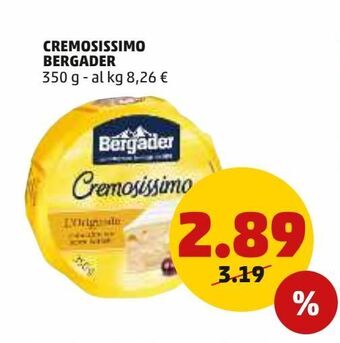 PENNY Cremosissimo bergader 350g offerta