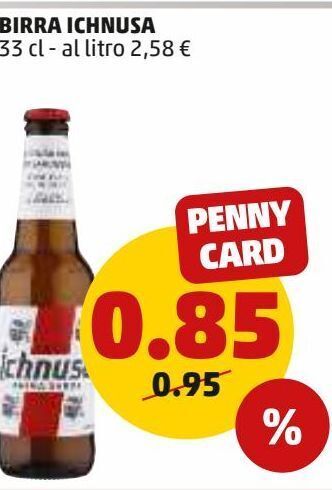 PENNY Birra ichnusa 33 cl offerta