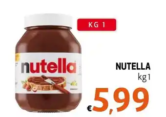 Maxi Supermercati Ferrero Nutella 1 kg offerta