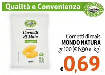 Mondo Natura Cornetti di mais 100 gr
