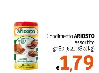 Maxi Supermercati Ariosto Condimento 80 gr offerta