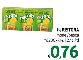 Ristora The limone/pesca 200 ml x 3