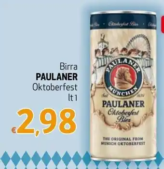 Maxi Supermercati Paulaner Birra Oktoberfest 1 lt offerta