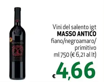 Maxi Supermercati Masso Antico Vini del salento igt 750 ml offerta