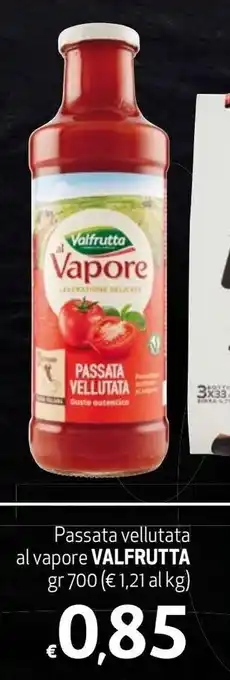 Maxi Supermercati Valfrutta Passata vellutata al vapore 700 gr offerta