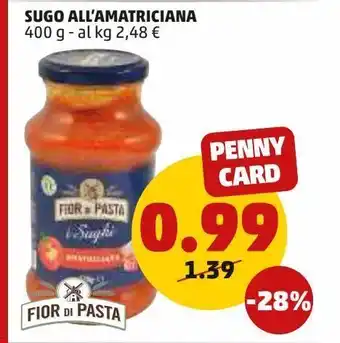 PENNY Sugo all'amatriciana 400g offerta