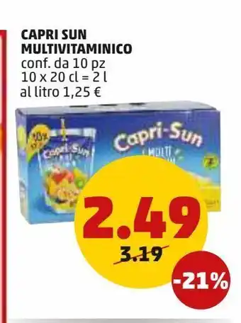 Capri sun multivitaminico 10 pz x 20cl