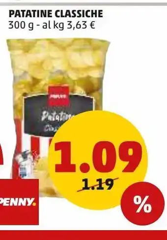 PENNY Patatine classiche 300g offerta