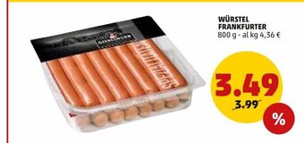 PENNY Wurstel frankfurter offerta