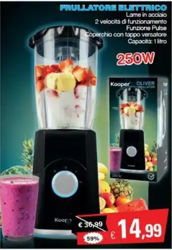 Satur Kooper Frullatore Elettrico 250w offerta