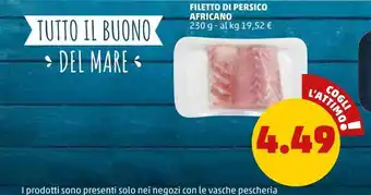 PENNY Filetti di persico africano 230g offerta