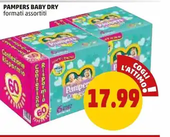 PENNY Pampers baby dry formati assortiti offerta