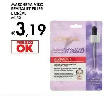 Bennet L'Oreal Paris Maschera Viso Revitalift Filler offerta