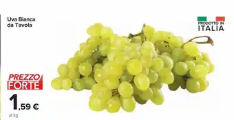 Carrefour Market Uva bianca da tavola offerta