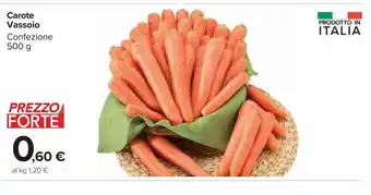Carrefour Market Carote vassoio 500g offerta