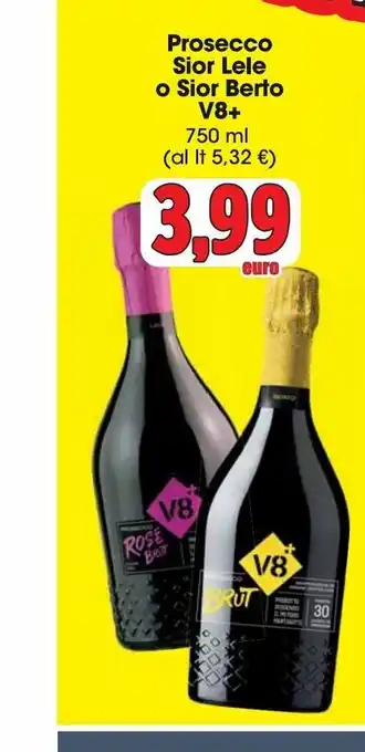 Carrefour Market Prosecco  sior lele o sior berto v8+ 750 ml offerta