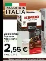 Carrefour Market Kimbo Caffè Espresso Napoletano offerta
