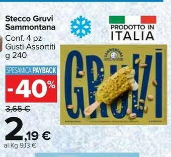 Carrefour Market Sammontana Stecco Gruvi offerta